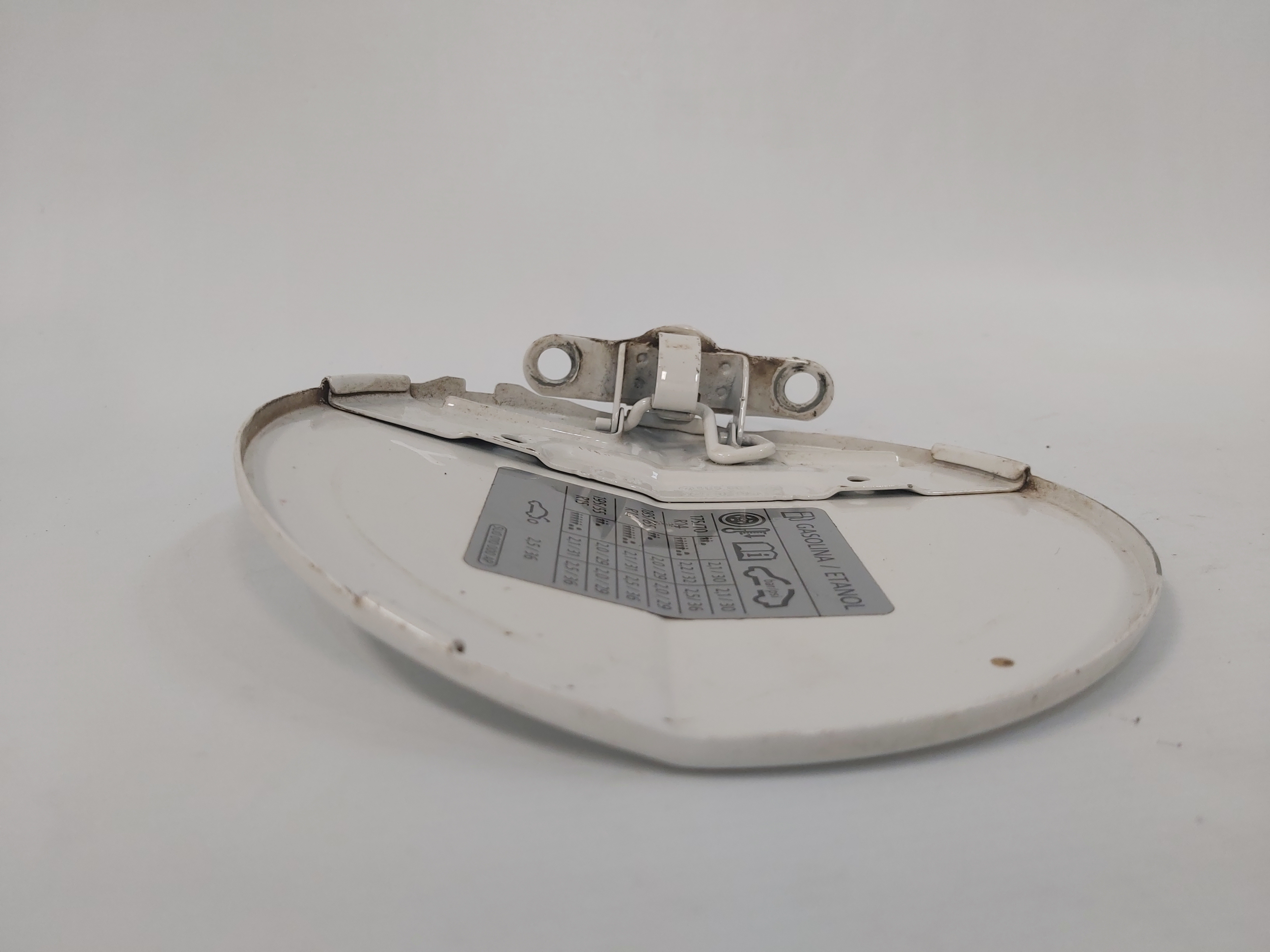 Portinhola Tanque Combustível Vw Gol Voyage G5 G6 G7 Branco 4