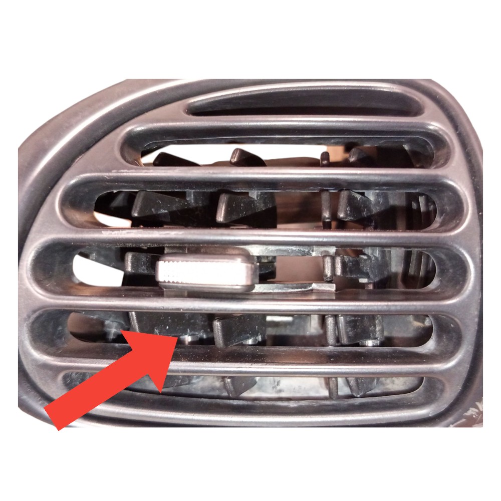 Difusor Ar Direito Peugeot 206 2001 2002 2003 A 2008 Detalhe 2