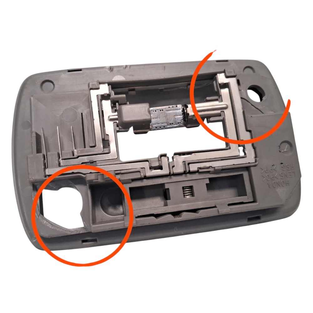 Moldura Luz Teto Cortesia New Civic 2006 2007 2008 2009 2011 2