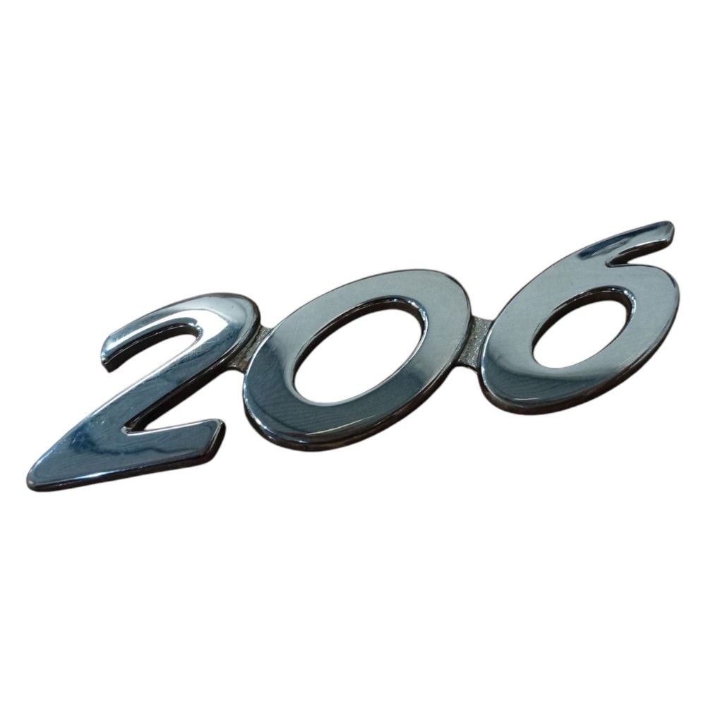 Emblema Letreiro Tampa Traseira Peugeot 206 1.4 Detalhe 3