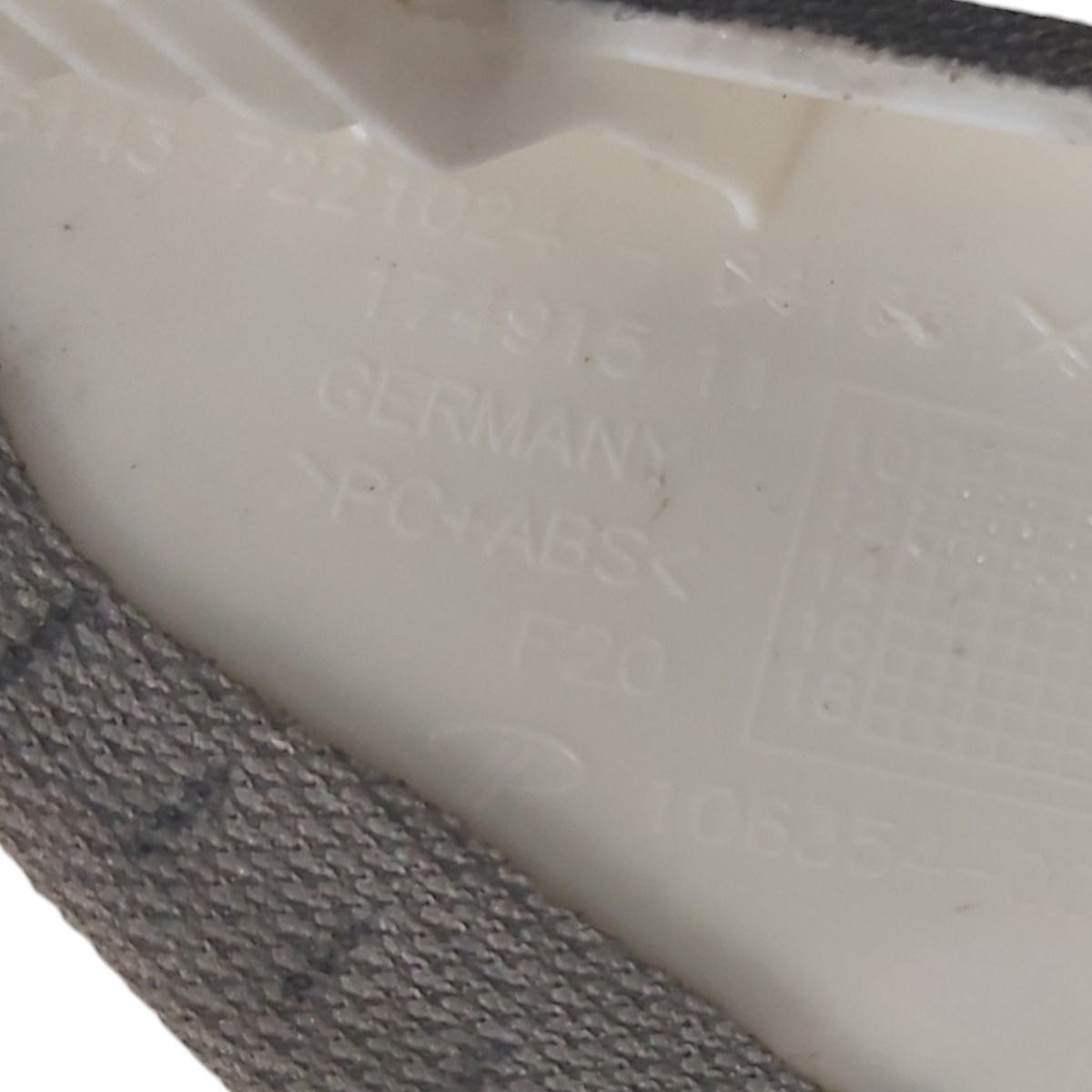 Moldura Interna Direito Parabrisa Bmw 116 118 F20 2013 2019 Cinza 5