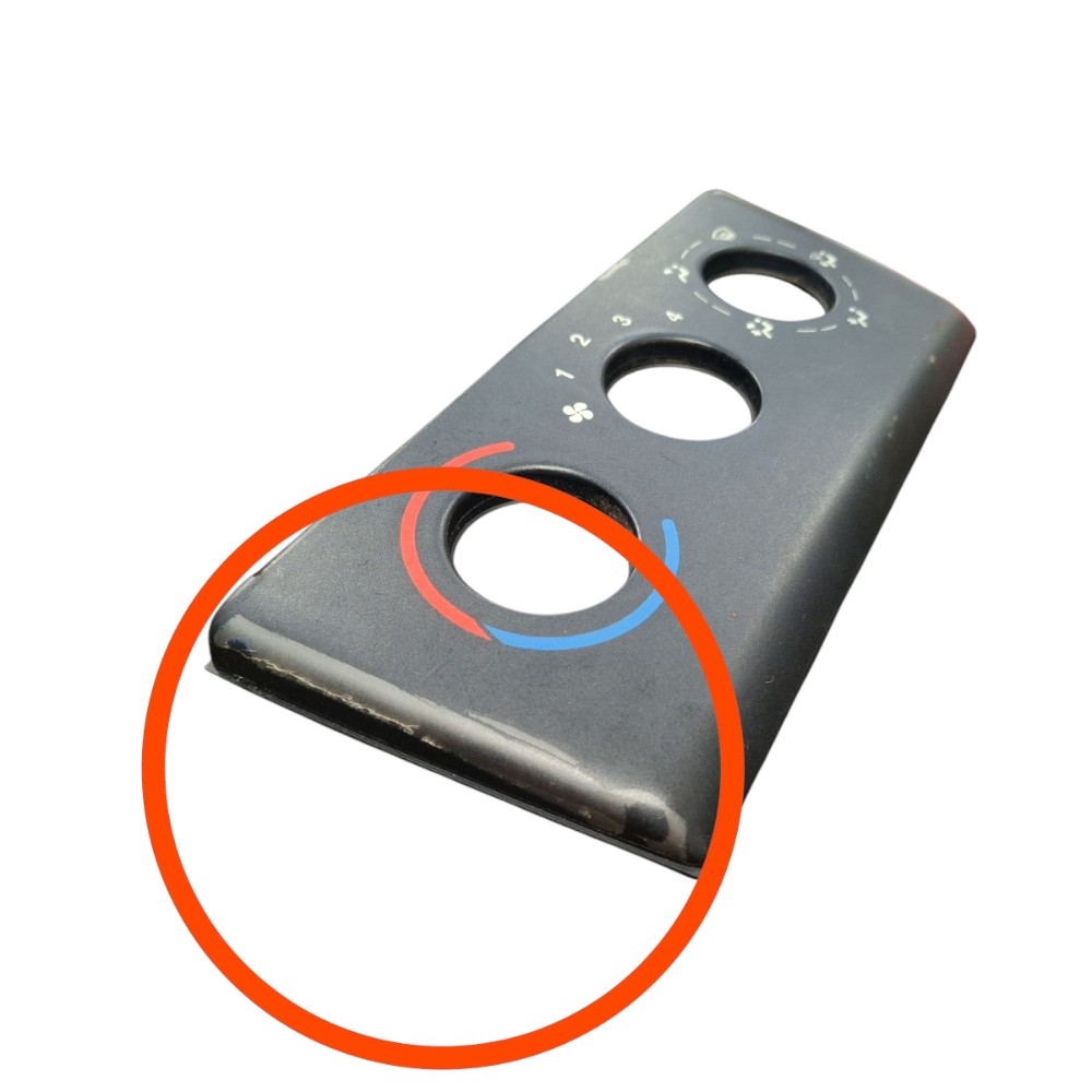 Moldura Comando Ar Condicionado Vectra 97 2000 2005 Detalhe 3