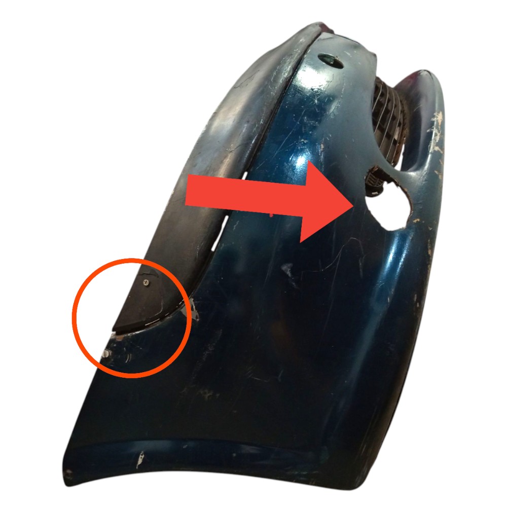 Parachoque Dianteiro Chevrolet Vectra 97 98 99 Detalhe 5