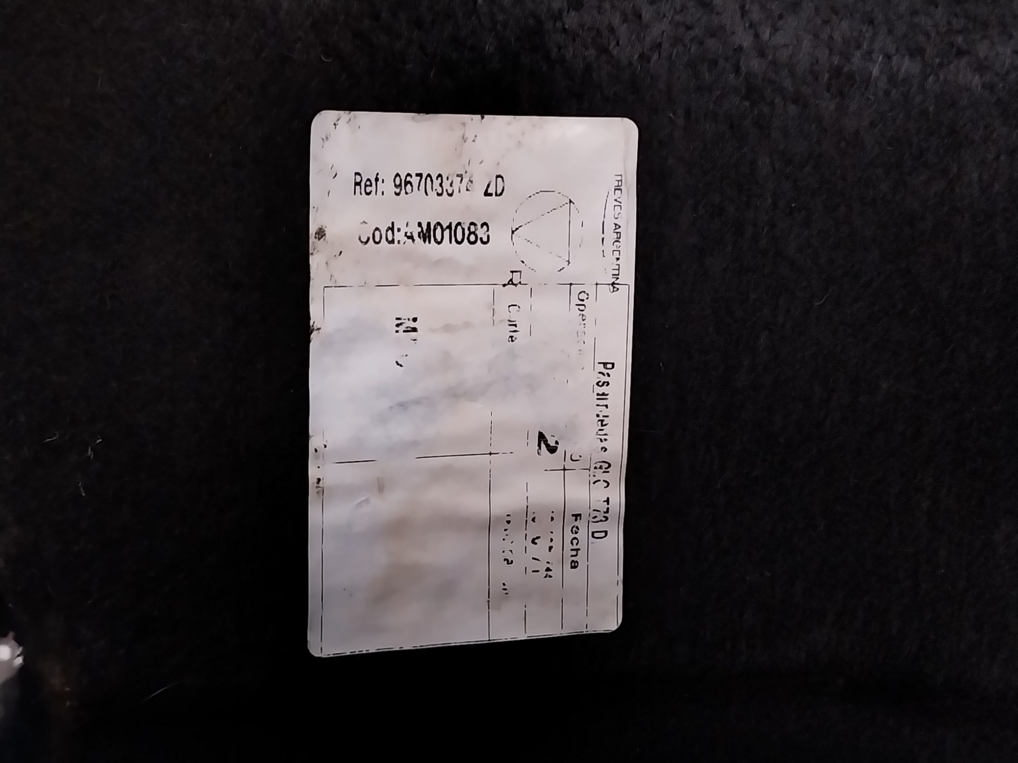 Forro Porta Malas Direita Peugeot 408 2011 2013 2015 A 2019 7
