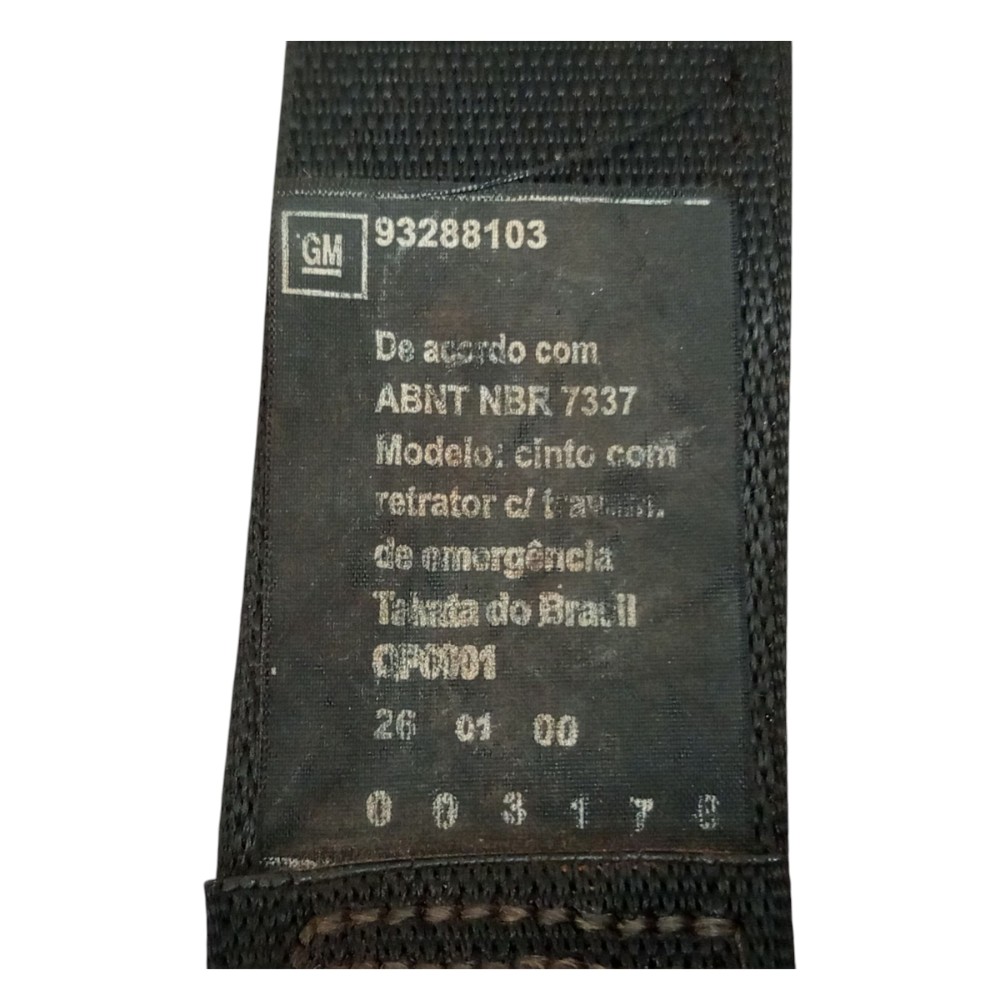 Cinto Traseiro Direito Vectra 97 98 99 2000 2001 2002 A 2005 5