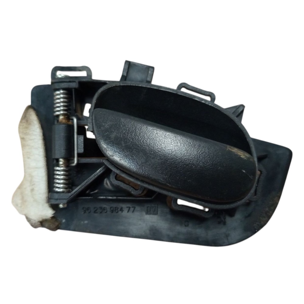 Maçaneta Interna Dianteira Esquerdo Peugeot 206 207 Preto Dianteira