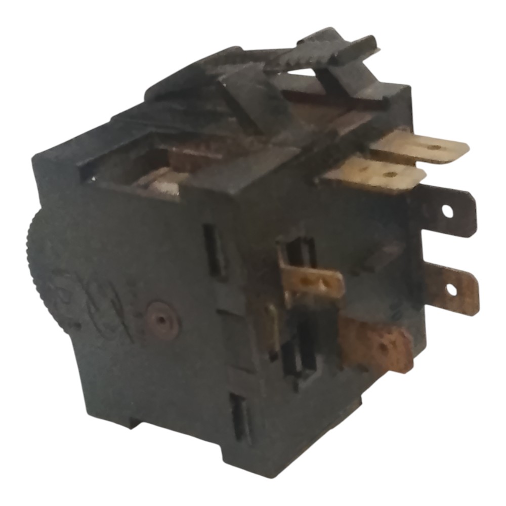 Botão Interruptor Luz Farol Alto Baixo Gol G1 Parati 84 85 Preto 6