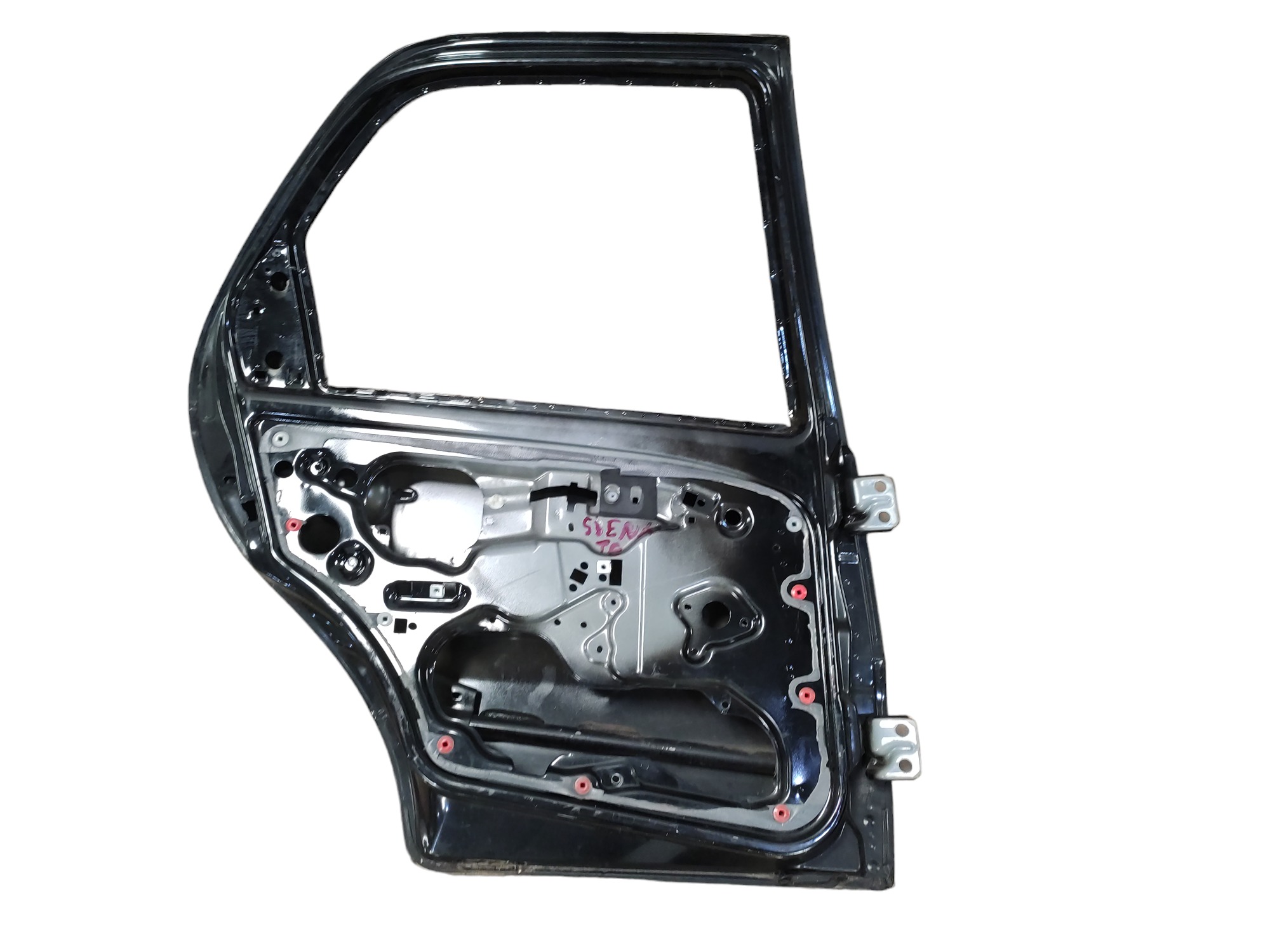 Porta Traseira Esquerda Fiat Siena 2008 2009 2010 2011 2012 Traseira Esquerdo Preto 6