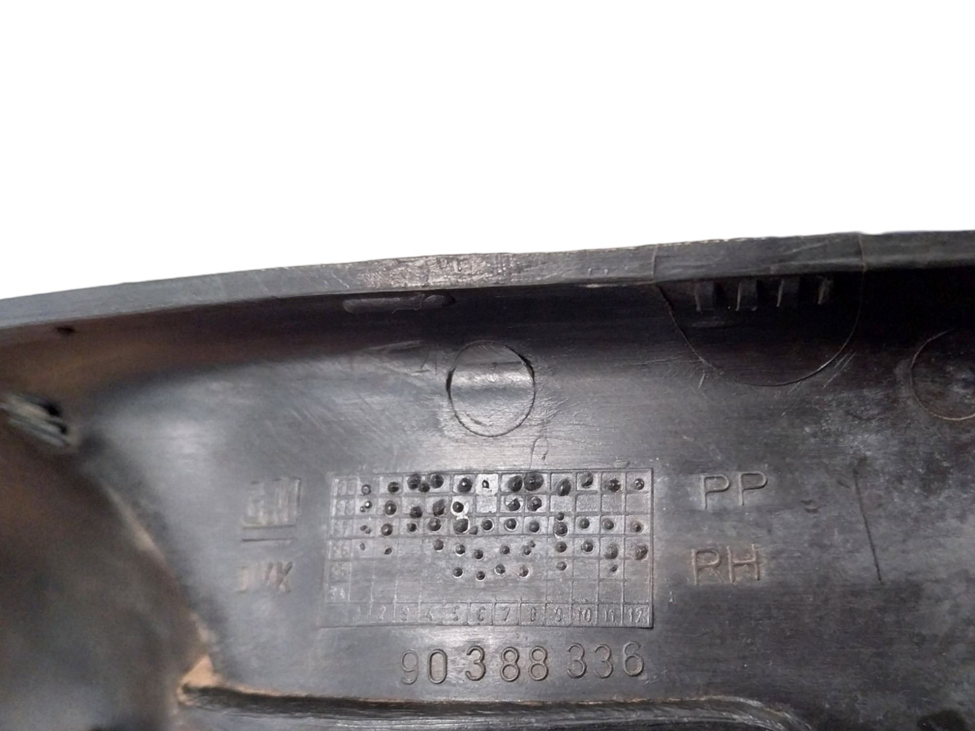 Moldura Maçaneta Dianteira Direita Corsa Classic 94 A 2012 Preto Dianteira 4