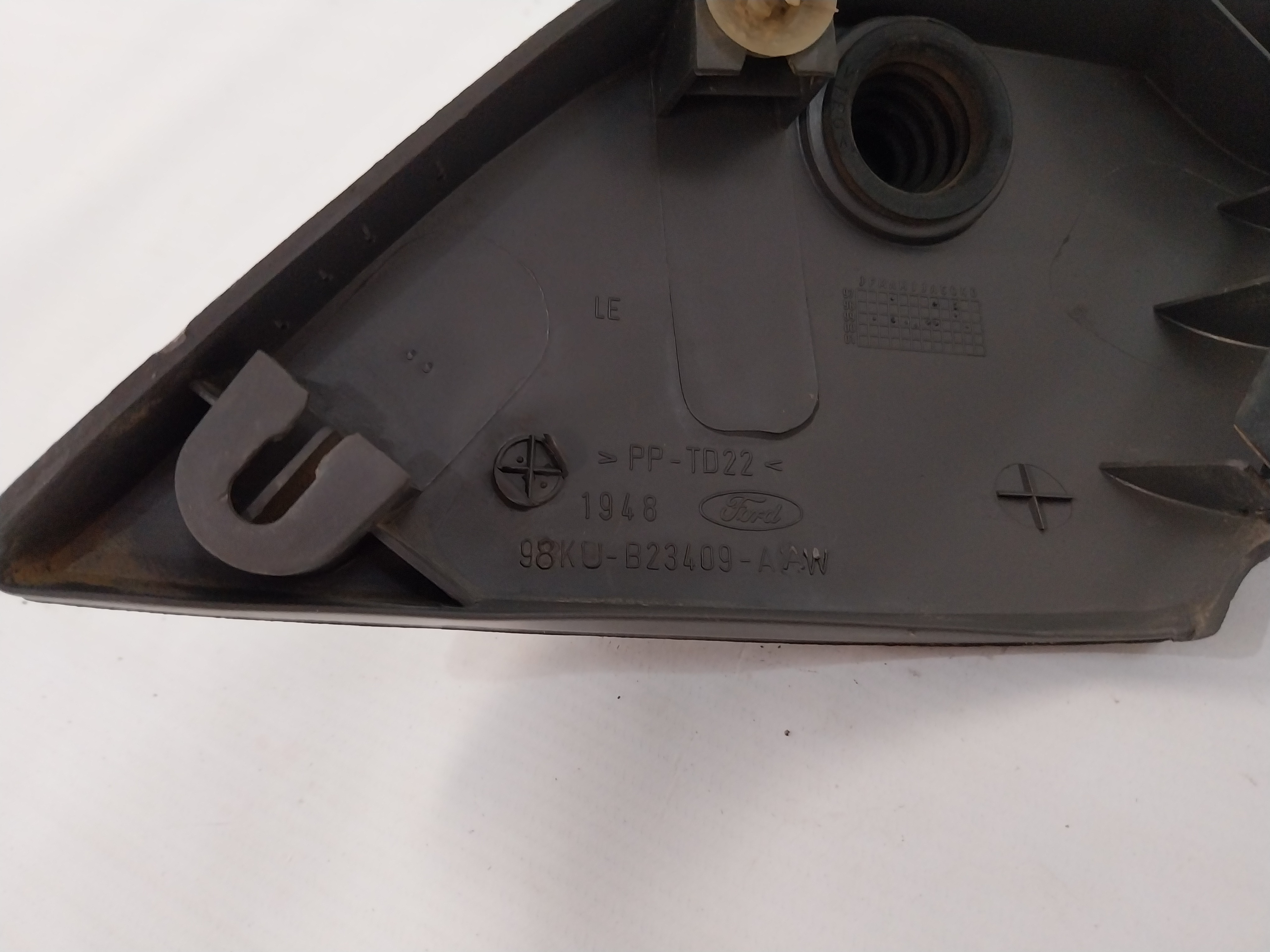 Acabamento Interno Moldura Retrovisor Ford Ka 99 A 2003 Cinza 7