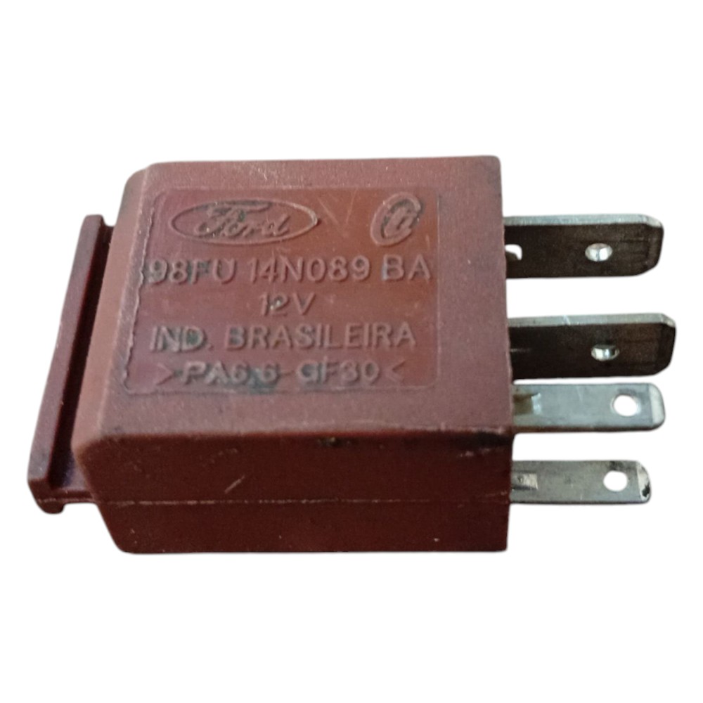Relê Auxiliar Ford 4 Pino 98fu14n089-ba 3