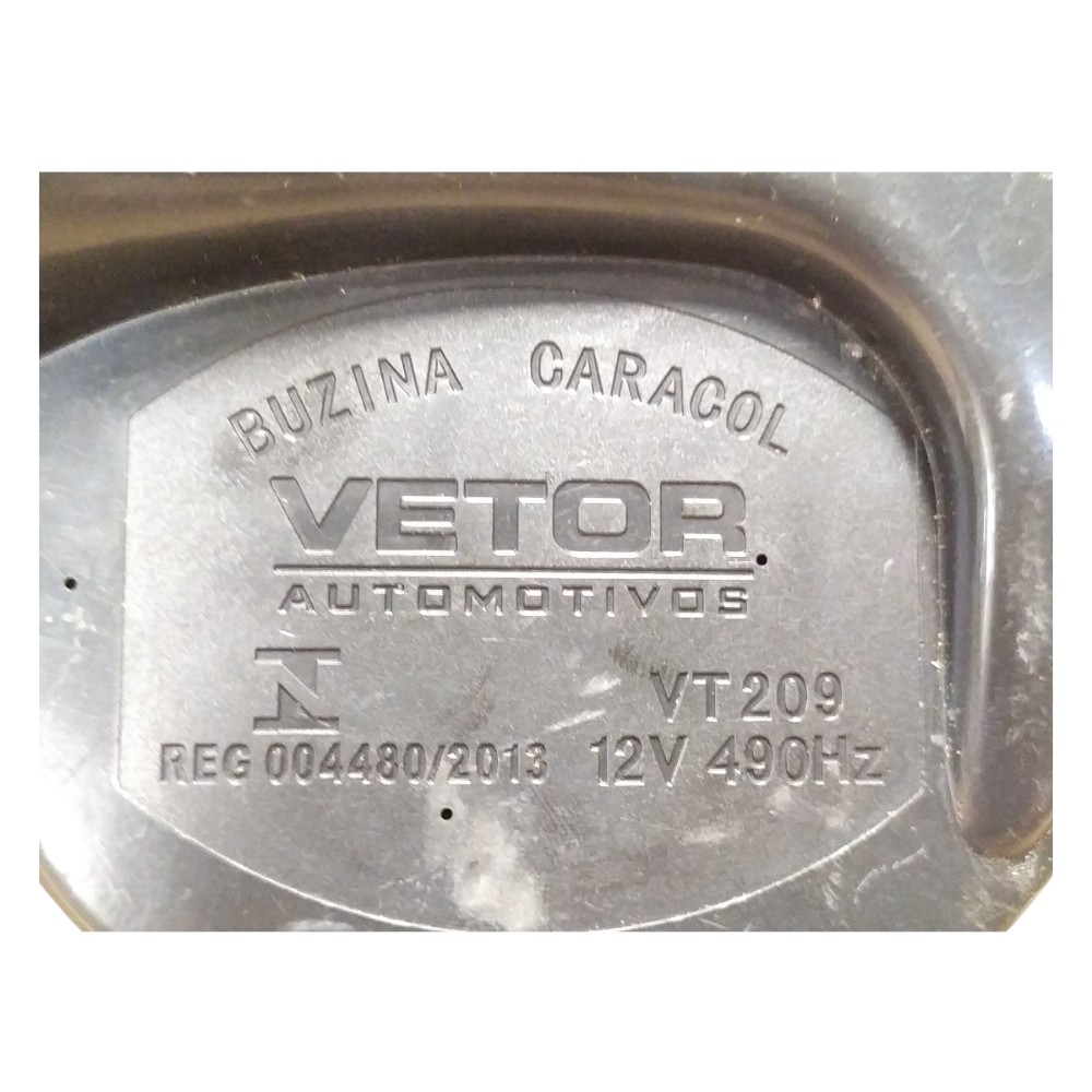 Buzina Caracol Vetor 12v 490hz Gol G6 2012 2013 2014 A 2016 4
