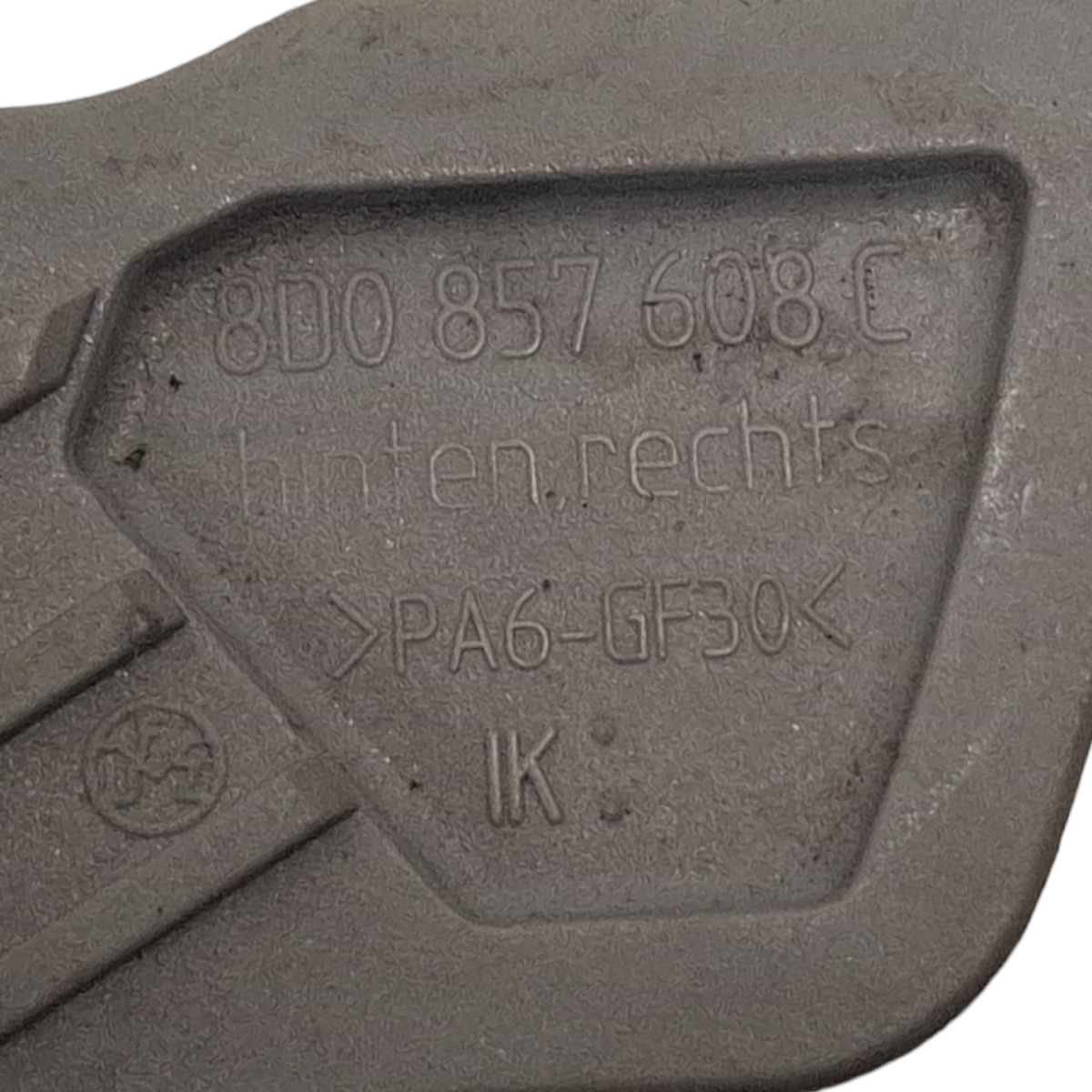 Alça Puxador Teto Traseiro Direito Audi A3 97 98 2002 A 2006 Cinza 5