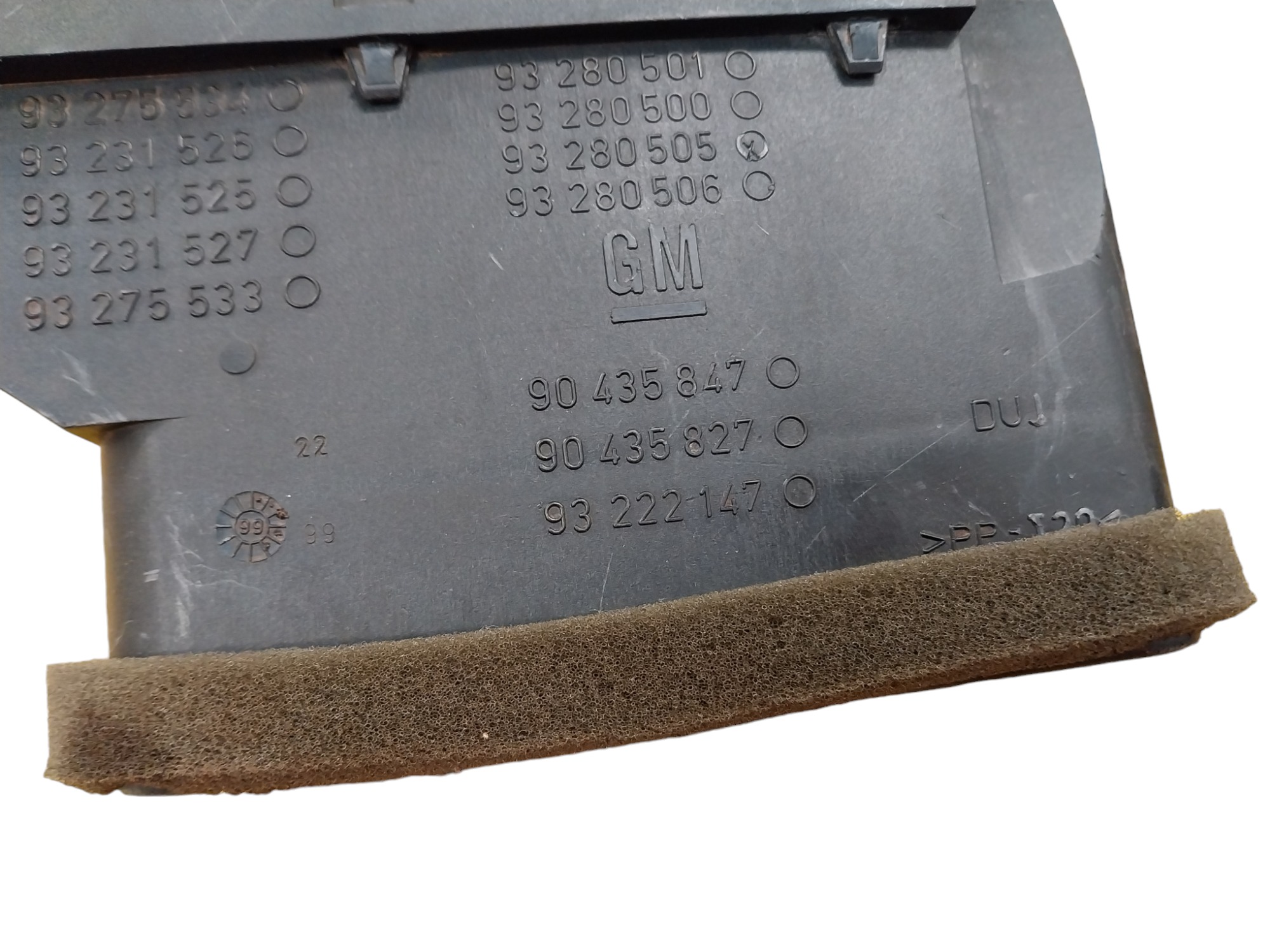 Moldura Central Comando Ar Corsa 94 96 97 98 99 2000 2001 9