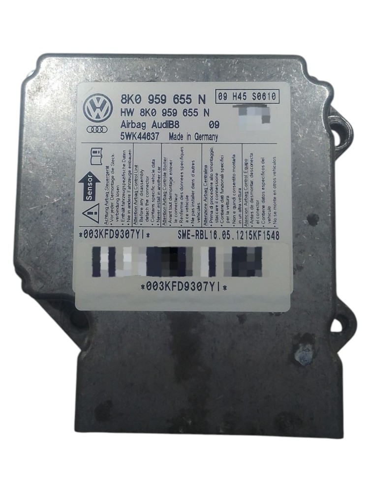 Módulo Airbag Audi A4 2.0 TFSI 2011 2012 2013 2014 2015