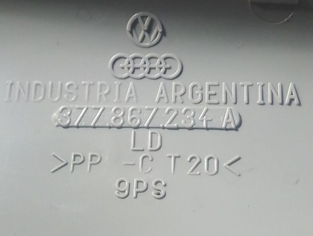 Moldura Coluna Parabrisa Vw Gol 1.6 AP 1997 A 2000 Direito 2