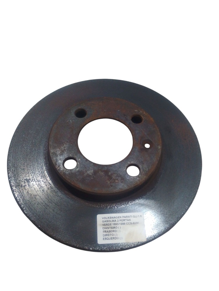 Disco Freio Vw Parati GLI 1.8 1996 1997 98 99 2000 Dianteiro