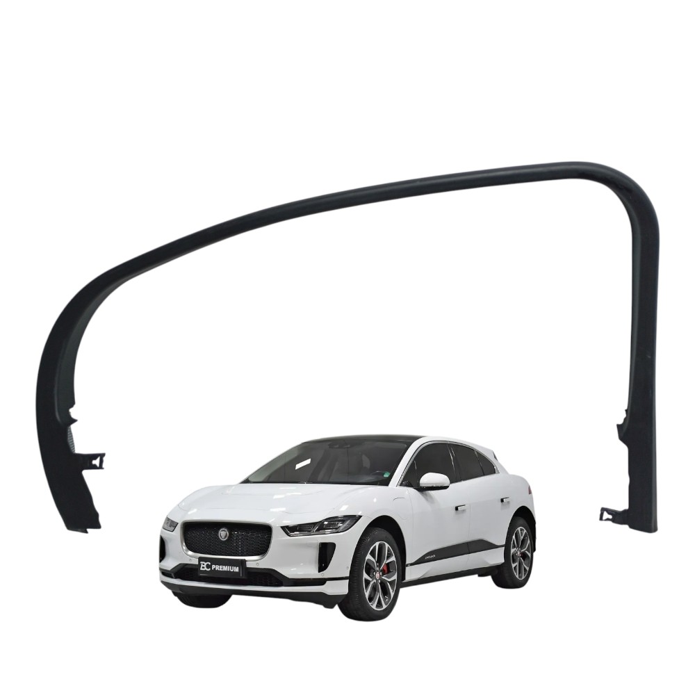 Moldura Interna Porta Traseira Esquerda Jaguar I-pace 2020 Preto