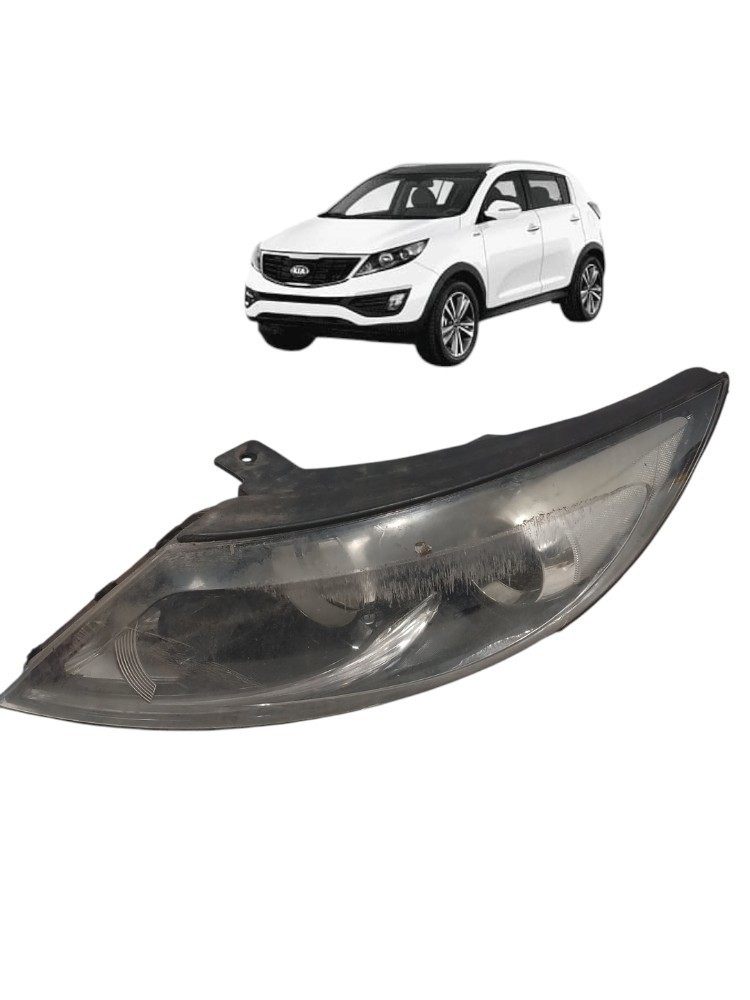 Farol Dianteiro Esquerdo Com Detalhe Kia Sportage 2.0 2013