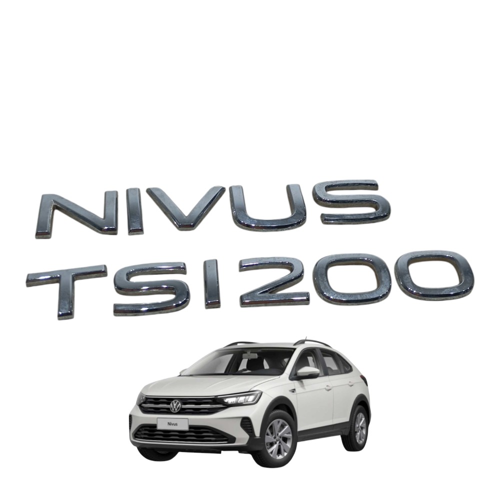 Emblema Letras Tampa Traseira Volkswagen Nivus 1.0 T 2021 1