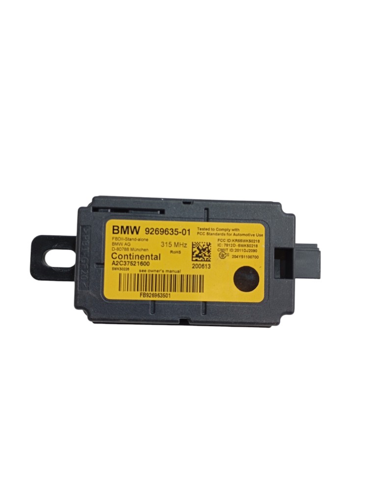 Módulo Controle Alarme Bmw M135i 3.0 Turbo 2014 926963501 6