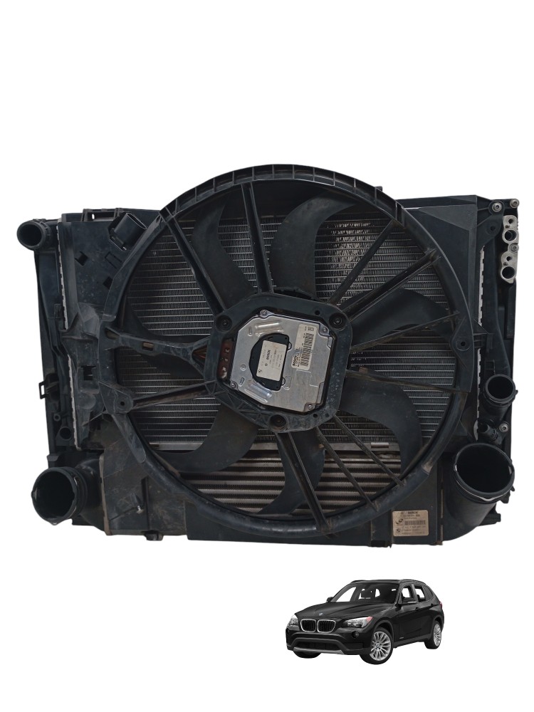 Radiador Condensador Água Bmw X1 2.0 E84 2013 2014 2015