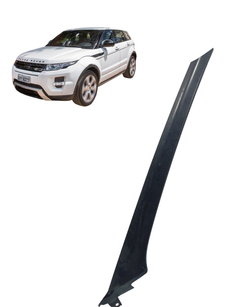 Friso Coluna Parabrisa Evoque 2014 Cod Bj32025a54 Preto