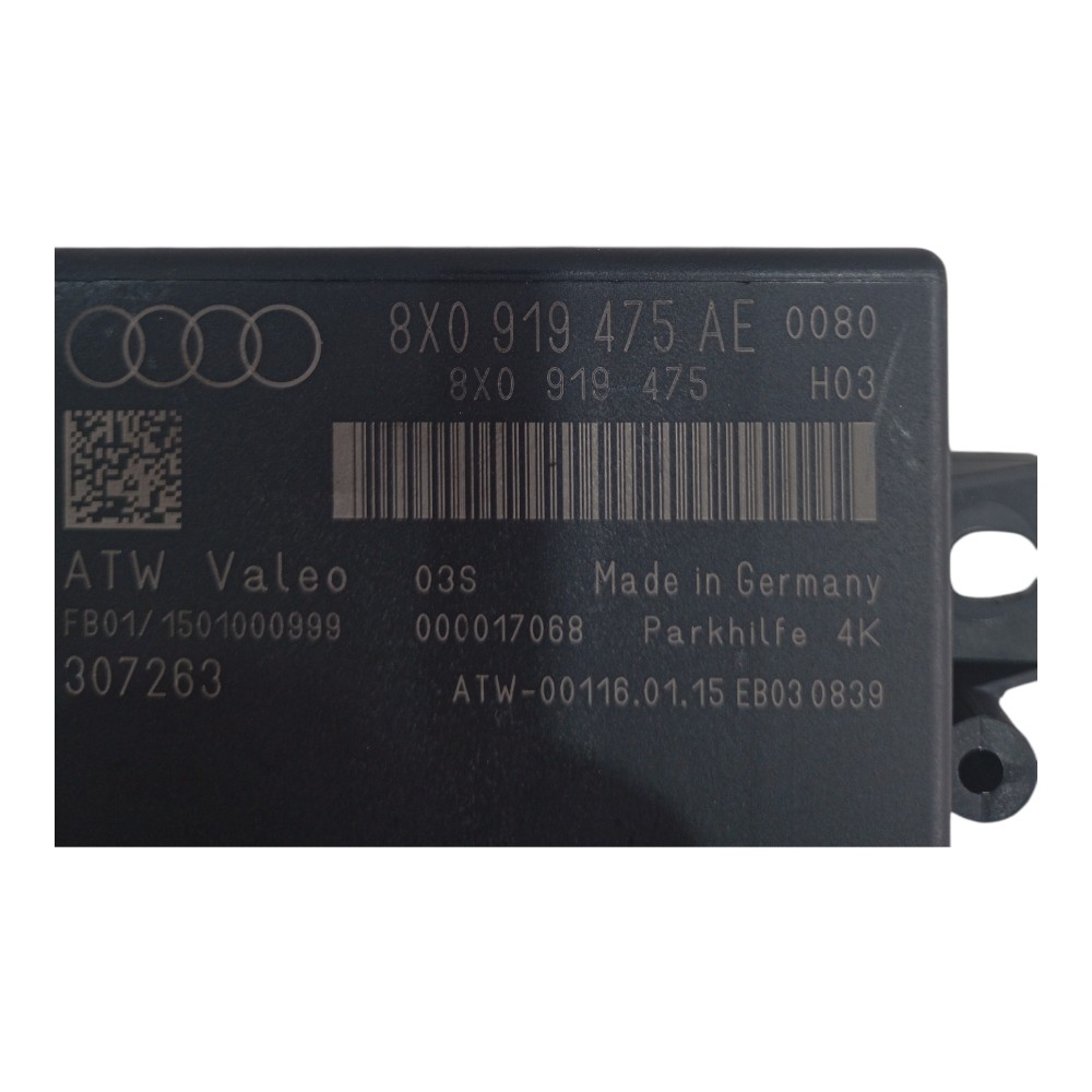 Modulo Sensor Estacionamento Audi Q3 2015 Cod 8x0919475ae 5