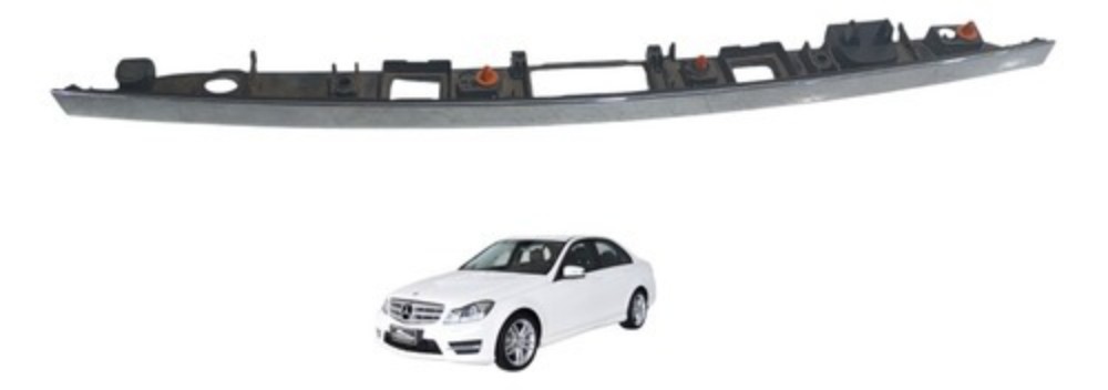 Moldura aplique luz de placa Mercedes benz c180 1.6 T 2014