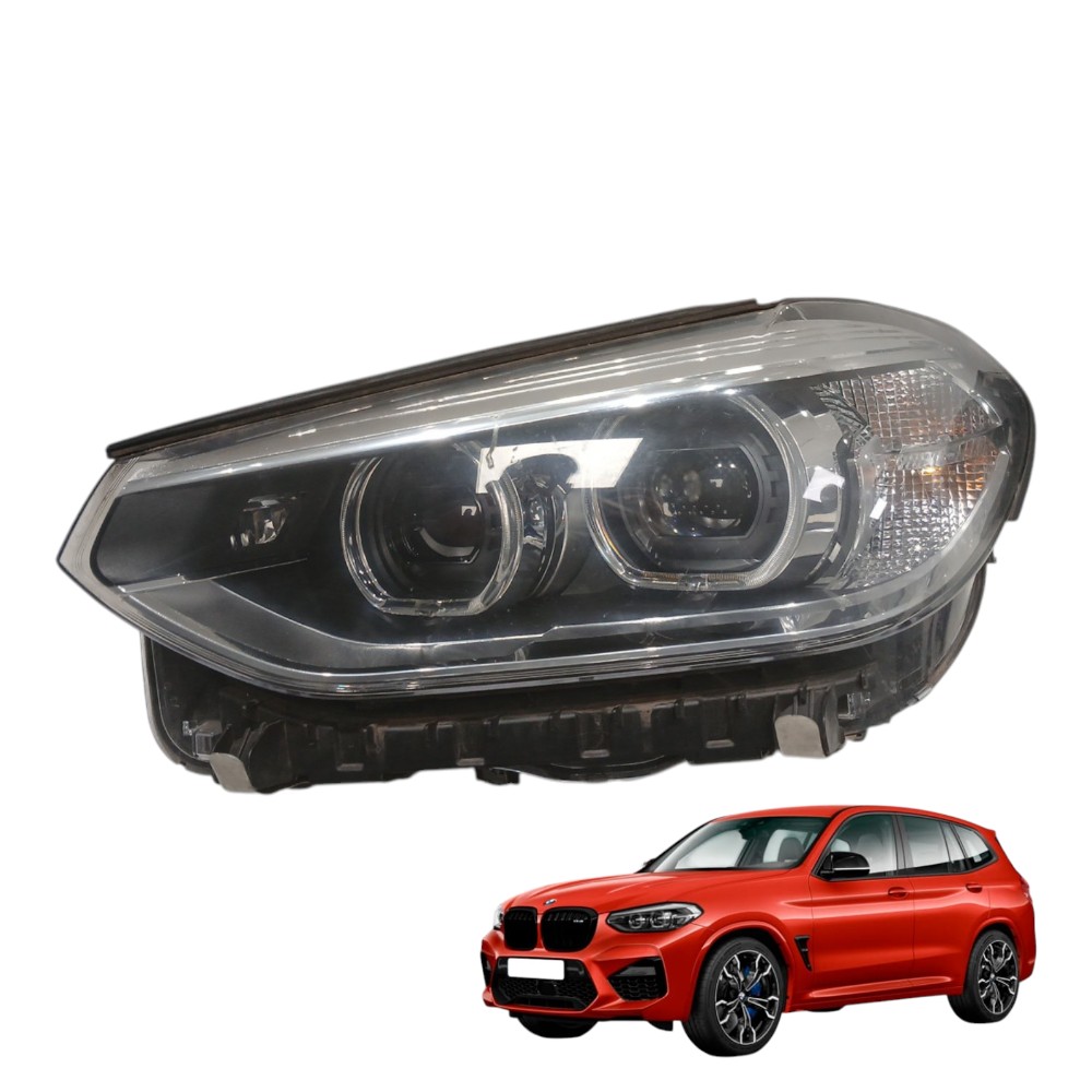 Farol Dianteiro Esquerdo Original Bmw X3 2.0 2020 873964702 Esquerdo/motorista