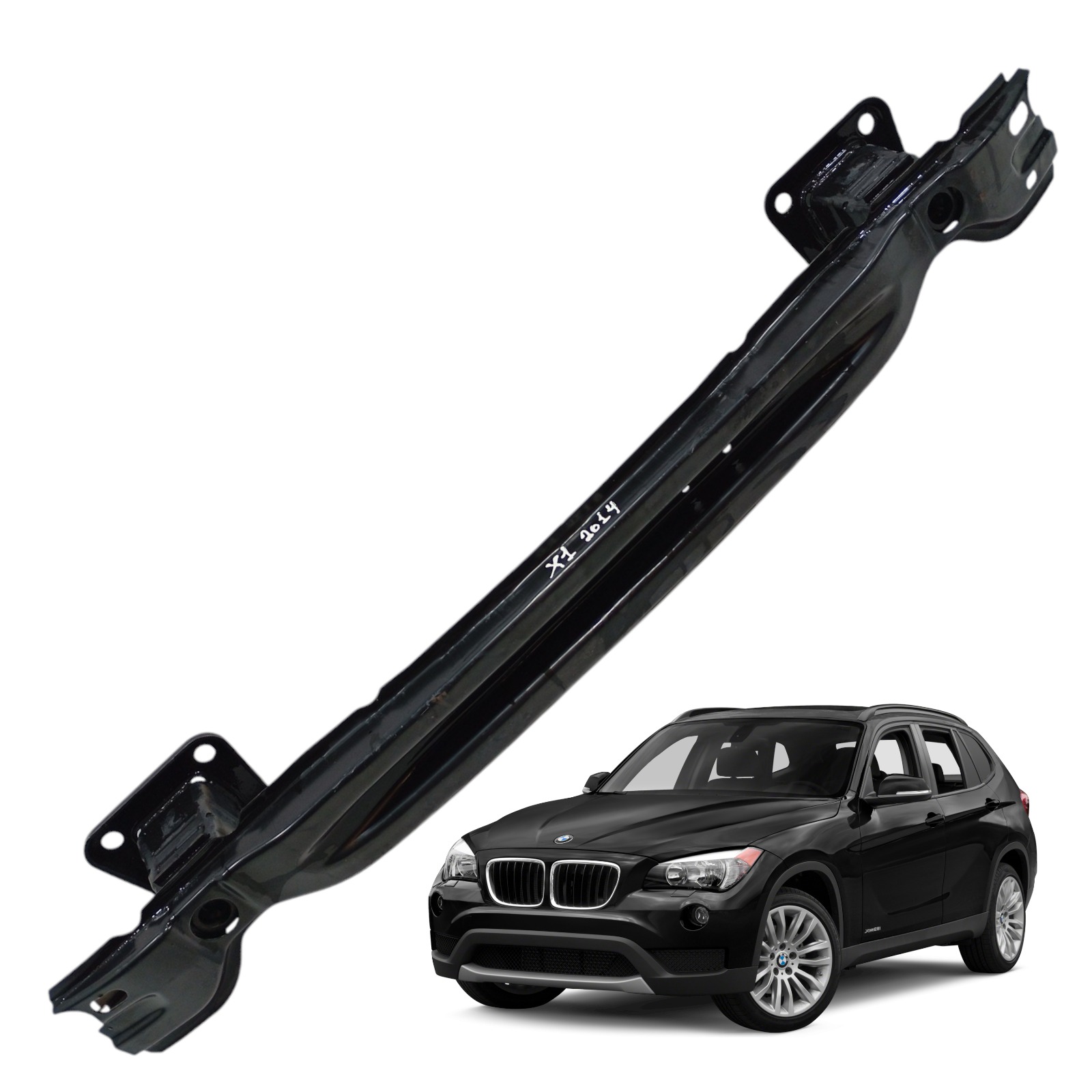 Alma Viga Para-choque Traseiro Bmw X1 2014 Cod-alma Viga
