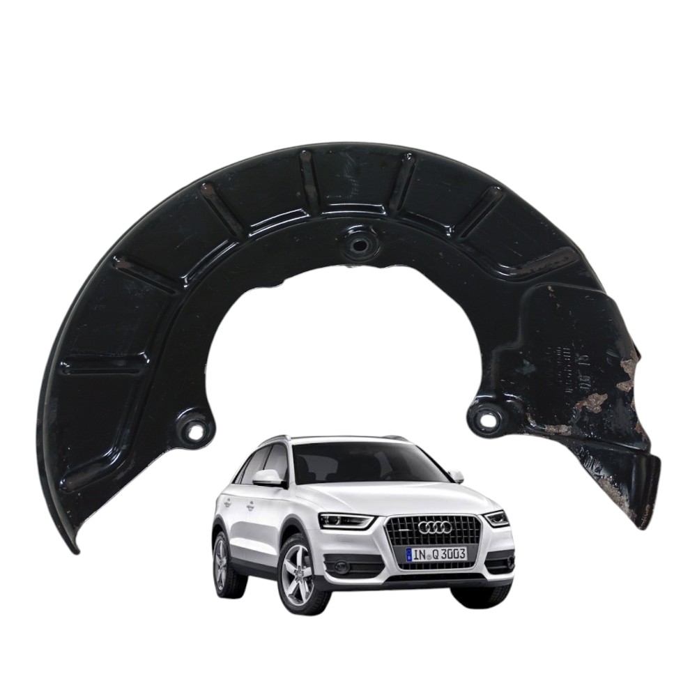 Espelho disco freio dianteiro esquerdo audi q3 2.0 2016 2017