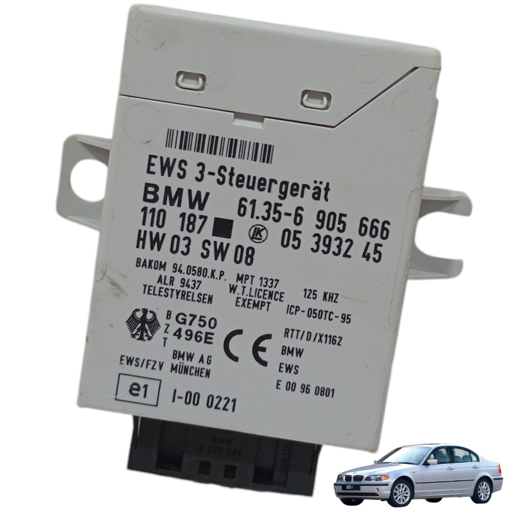 Módulo Imobilizador Bmw 320i E46 2003 Cod-61356905666