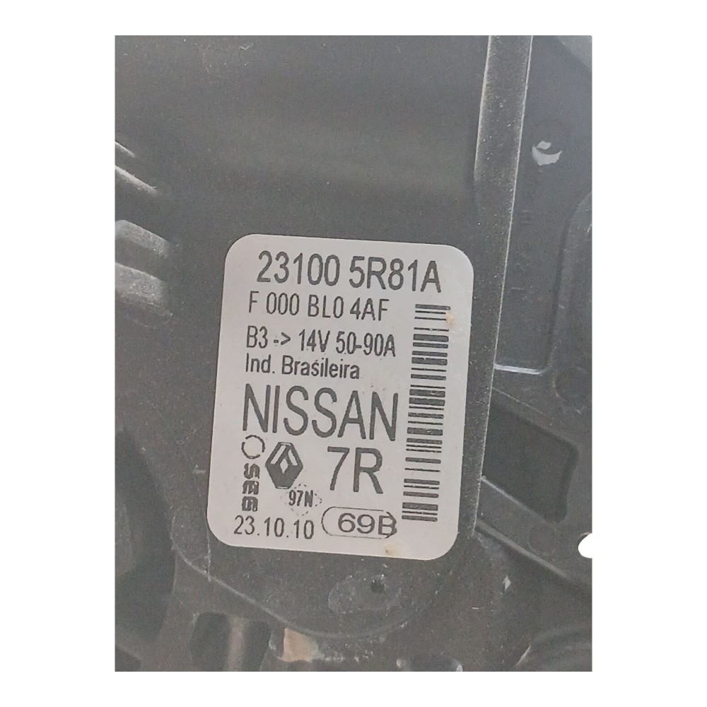 Alternador Nissan Kicks 1.6 Advance Cvt 2022 2023 2024 3