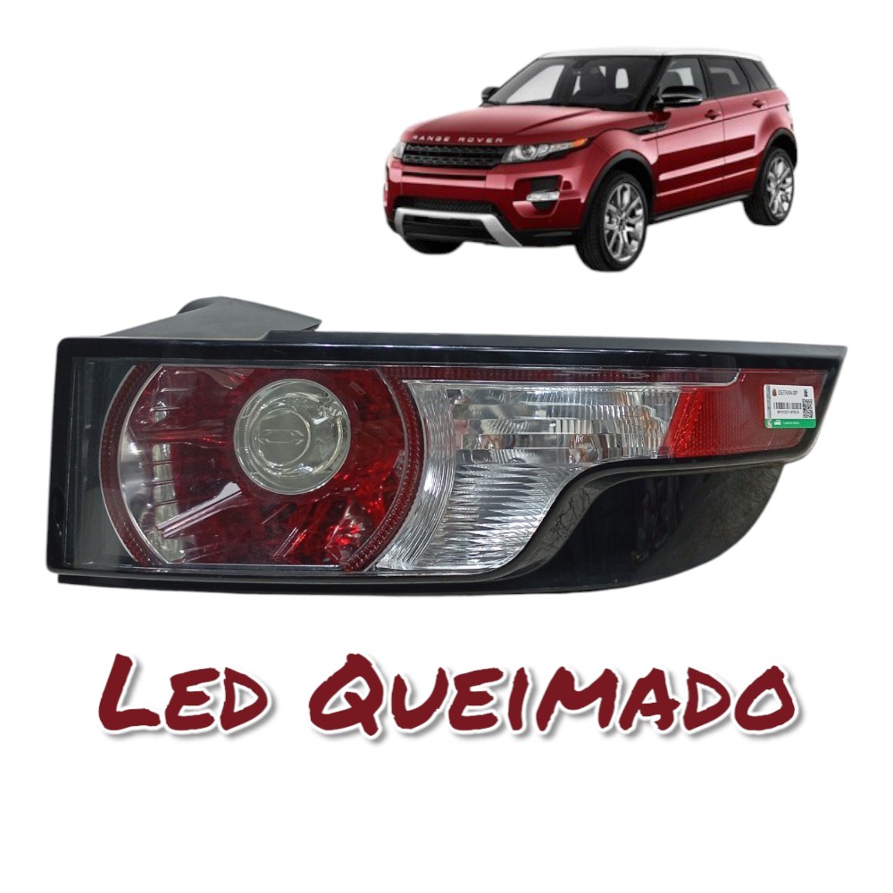 Lanterna Traseir Direit Led Queimado Range Rover Evoque 2014 Direito/passageiro 1