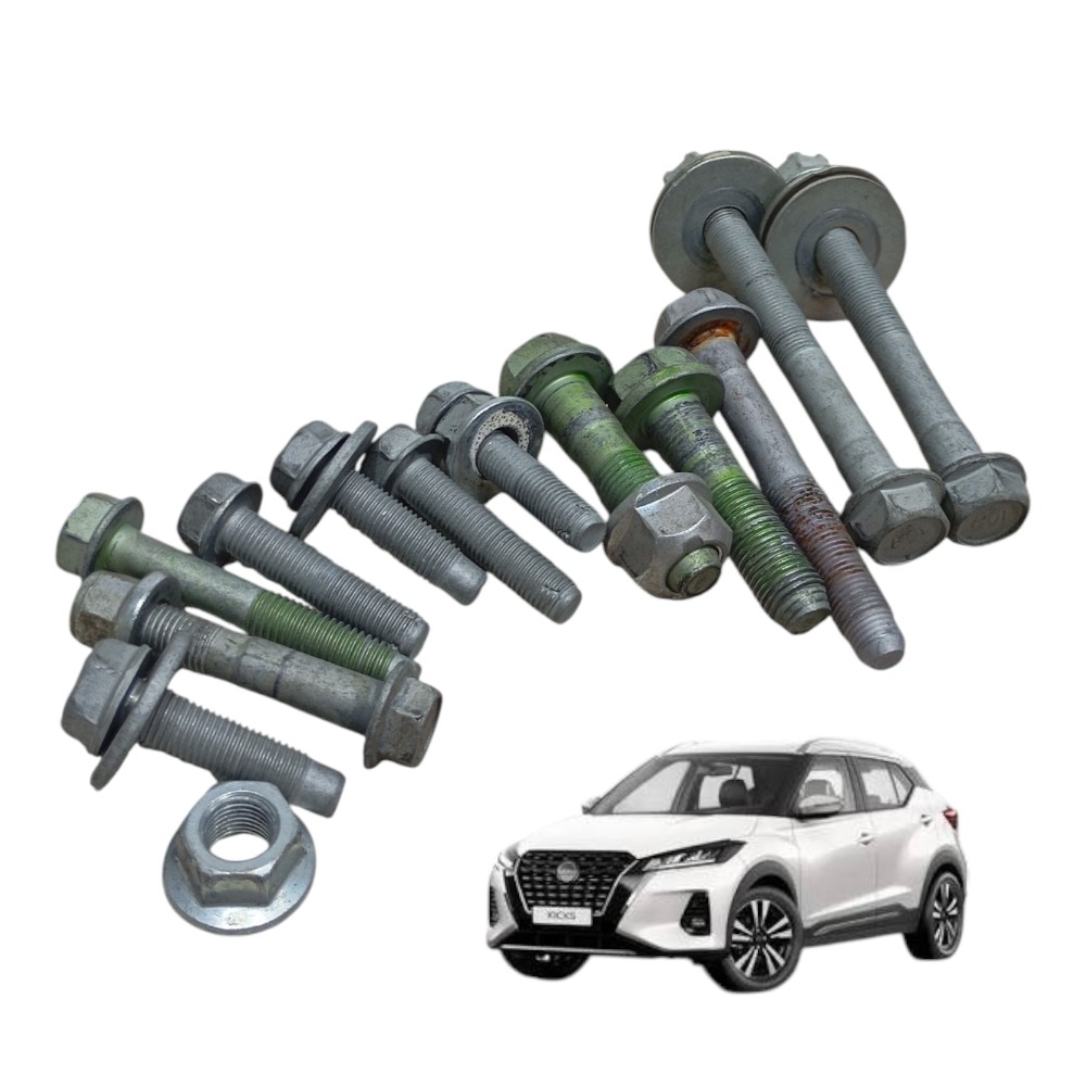 Kit jogo parafuso agregado dianteiro Nissan kicks 1.6 2024 1