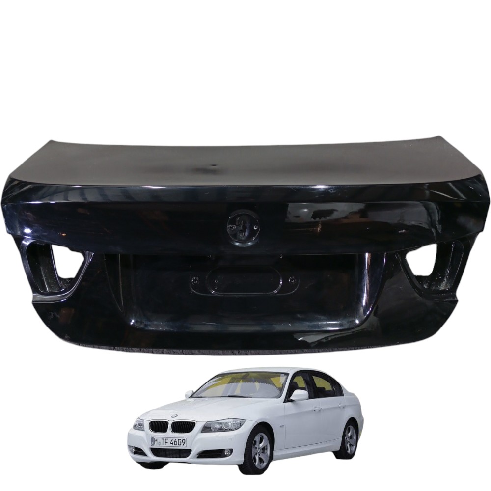 Tampa Traseira Porta Malas Bmw 320i 2.0 E90 2009 2010 2011 Preto 1
