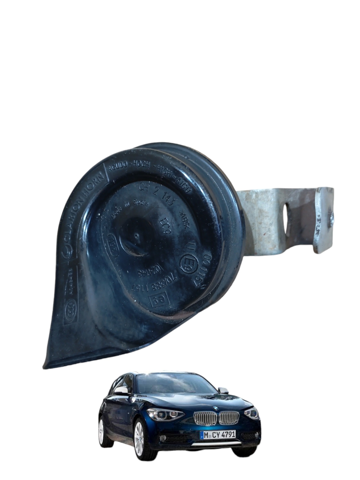 Buzina Caracol Bmw 118i 2007 2012 Cod703881157