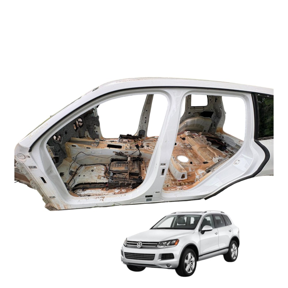 Retalho Caixa Ar Baixa Coluna Central Esquer Vw Touareg 2013