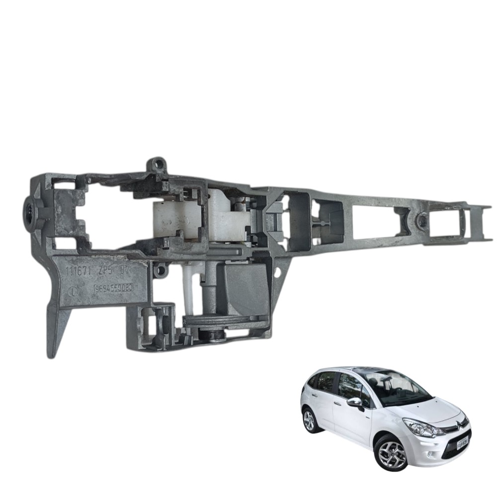 Macaneta Externa Esquerda Dianteira Citroen C3 Aircross 2014