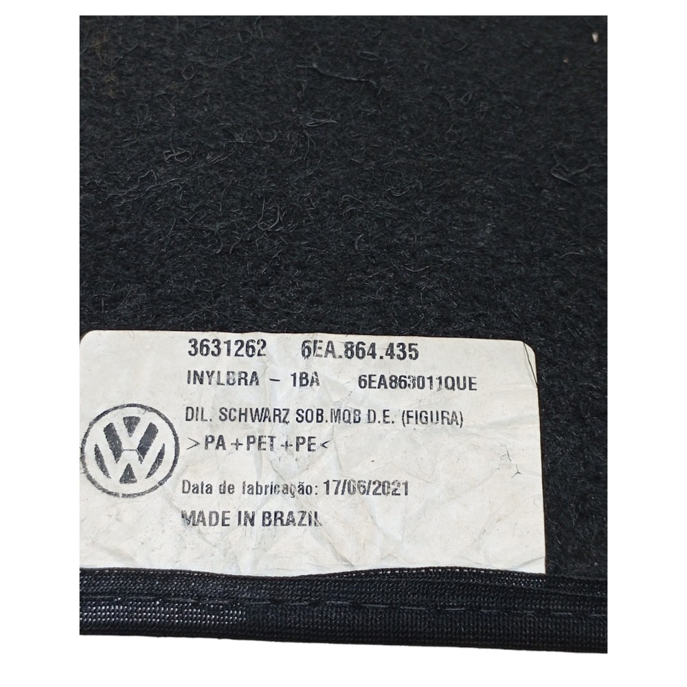 Jogo Com 3 Tapete Carpete Volkswagen Nivus Highline 1.0 2021 2