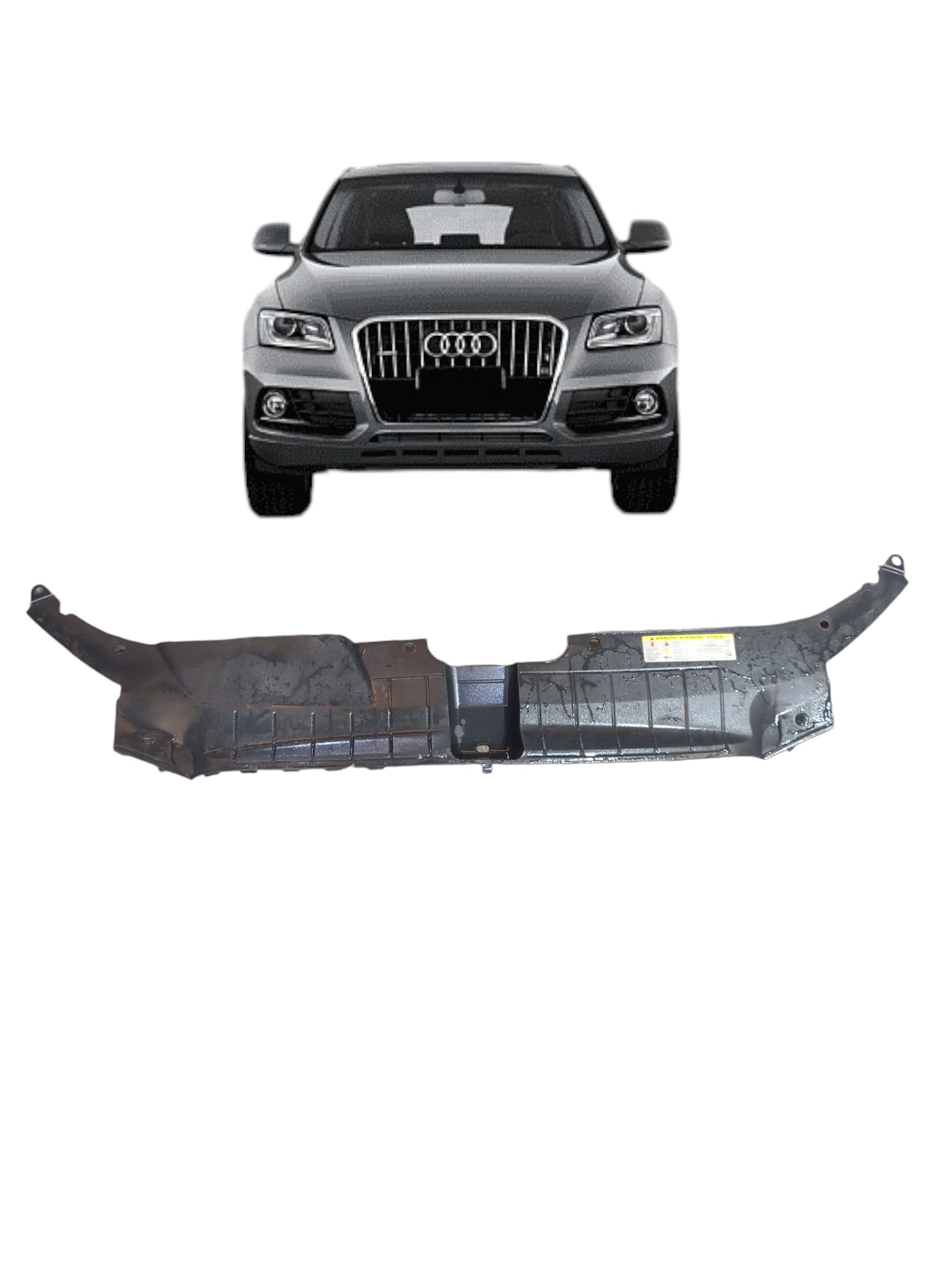 Acabamento Superior Parachoque Dianteiro Audi Q5 2.0 2010
