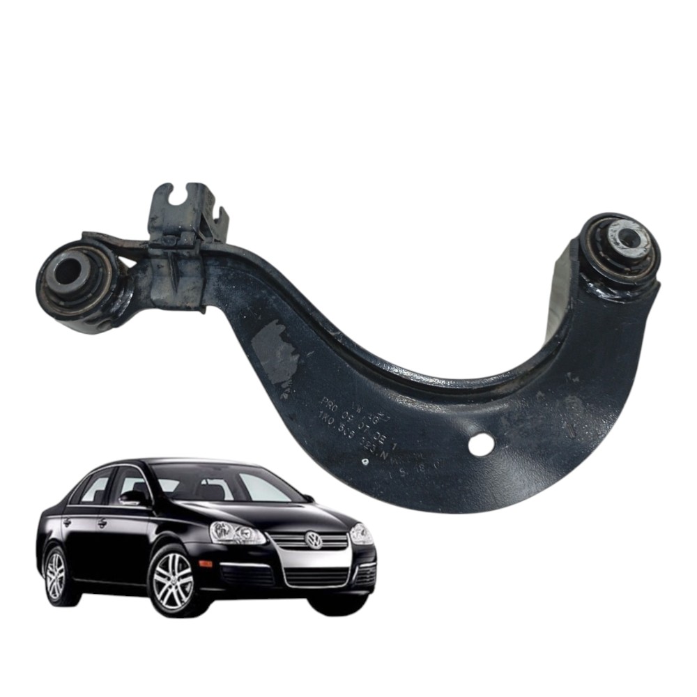 Braço curvo traseiro esquerdo Volkswagen jetta 2.5 2007 2009 1