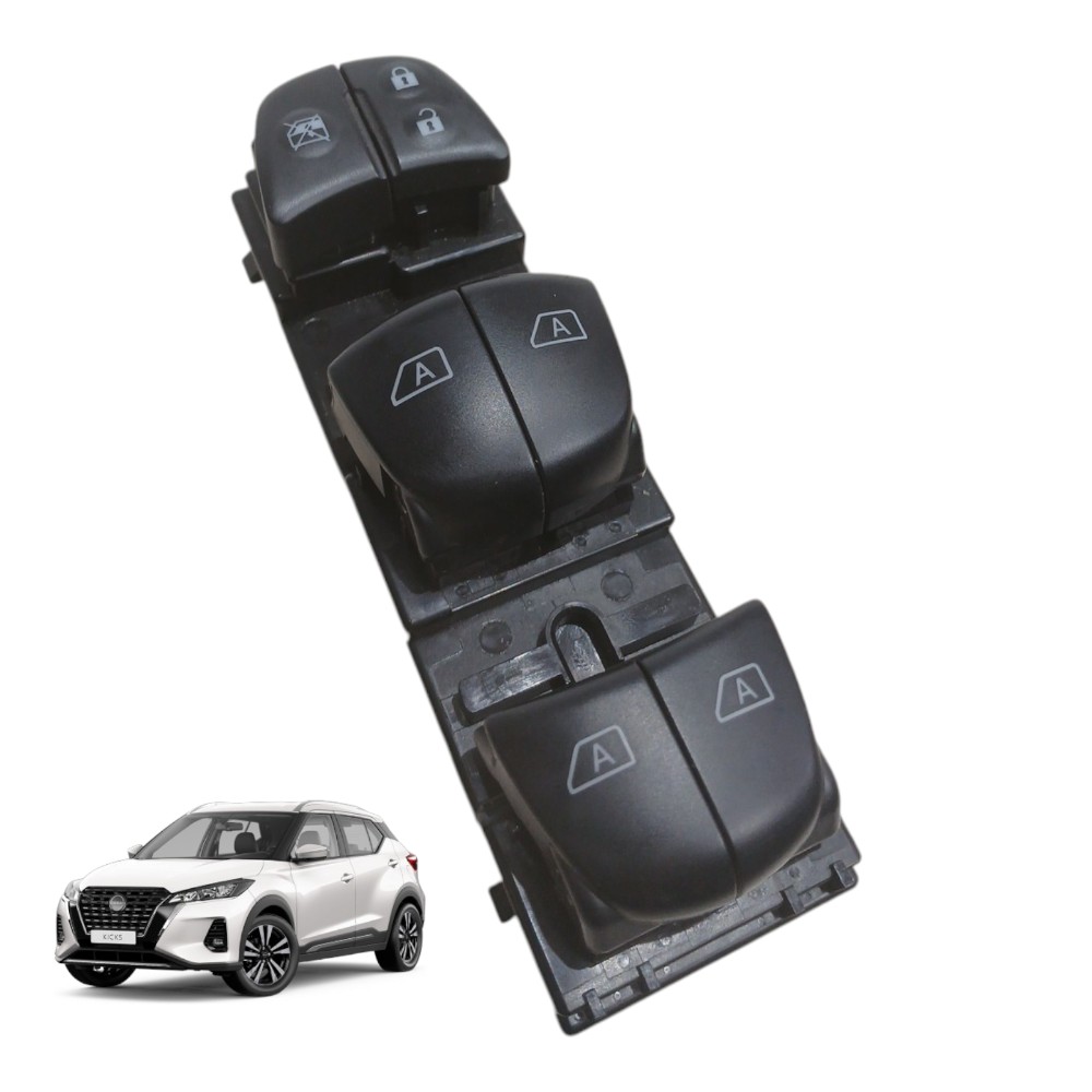 Botão Comando Vidro Dianteiro Esq Nissan Kicks 1.6 Adv 2024 4