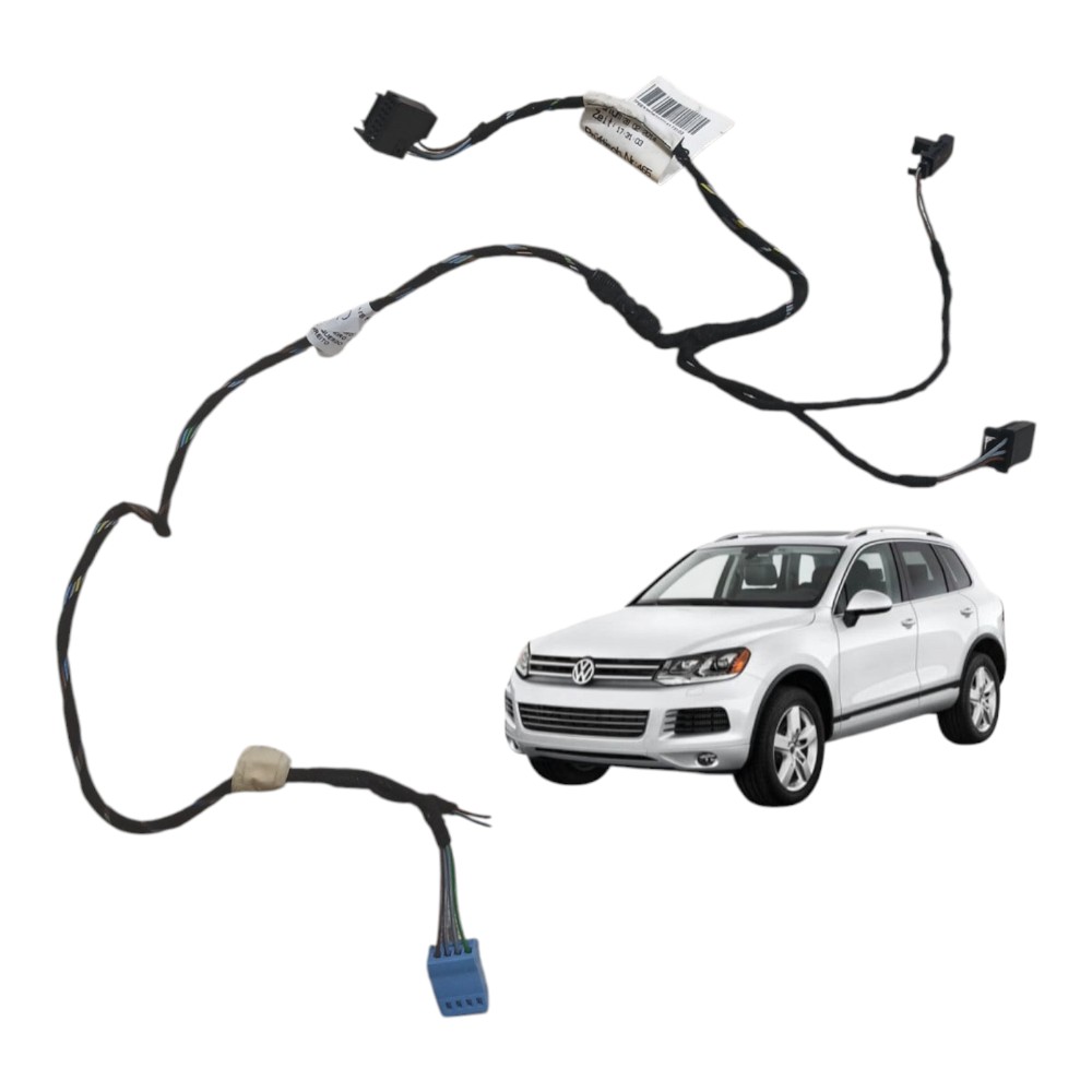 Chicote Porta Traseira Esquerda Vw Touareg 4.2 V8 Fsi 2013 5