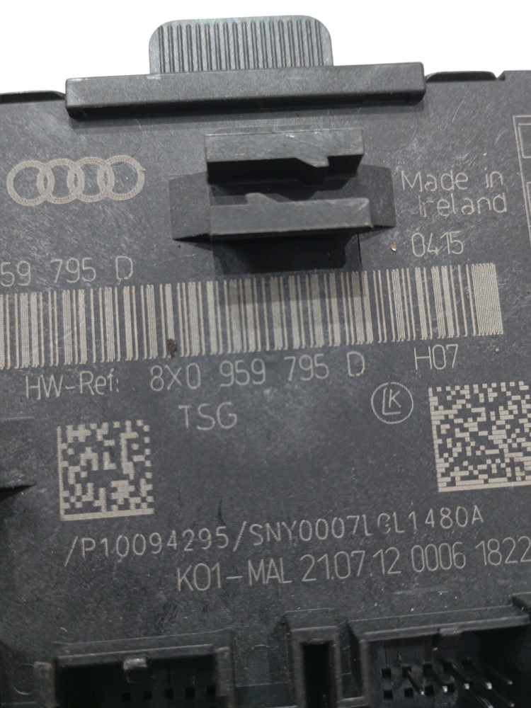 Módulo Porta Traseira Esquerda Audi A1 1.4 2013 8x0959795d 6