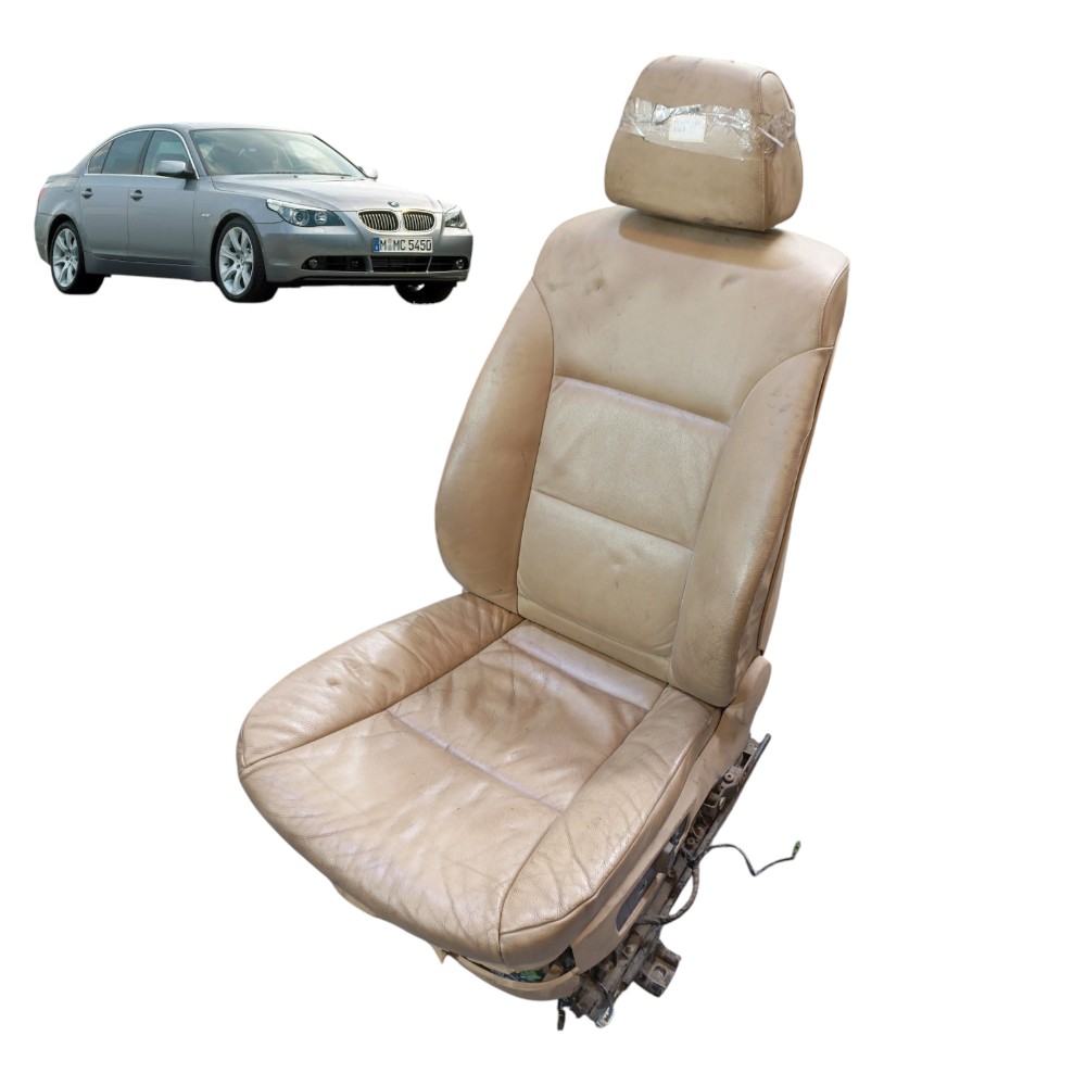 Banco Motorista Bmw 545i 2004  Caramelo