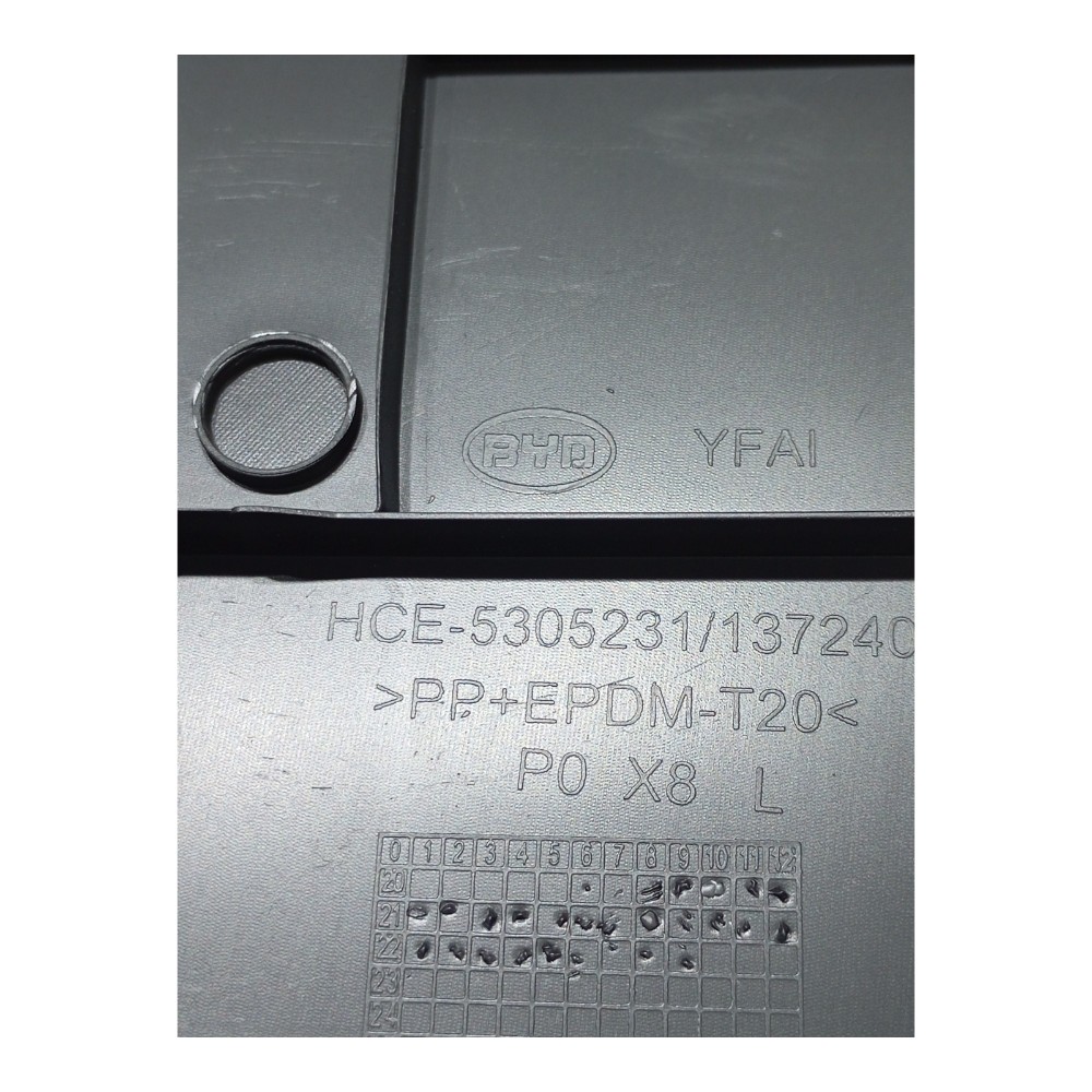 Acabamento Lateral Direito Console Central Byd Han Ev 2023 2