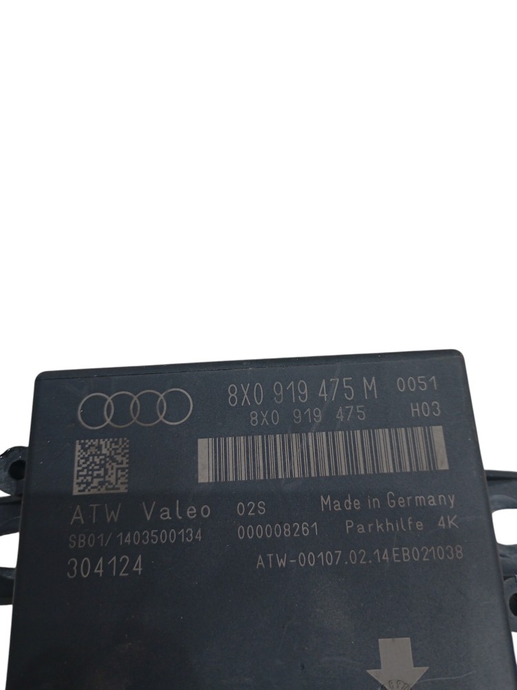 Módulo Sensor Estacionamento Audi Q3 2.0 2013 2014 8×0919475 7