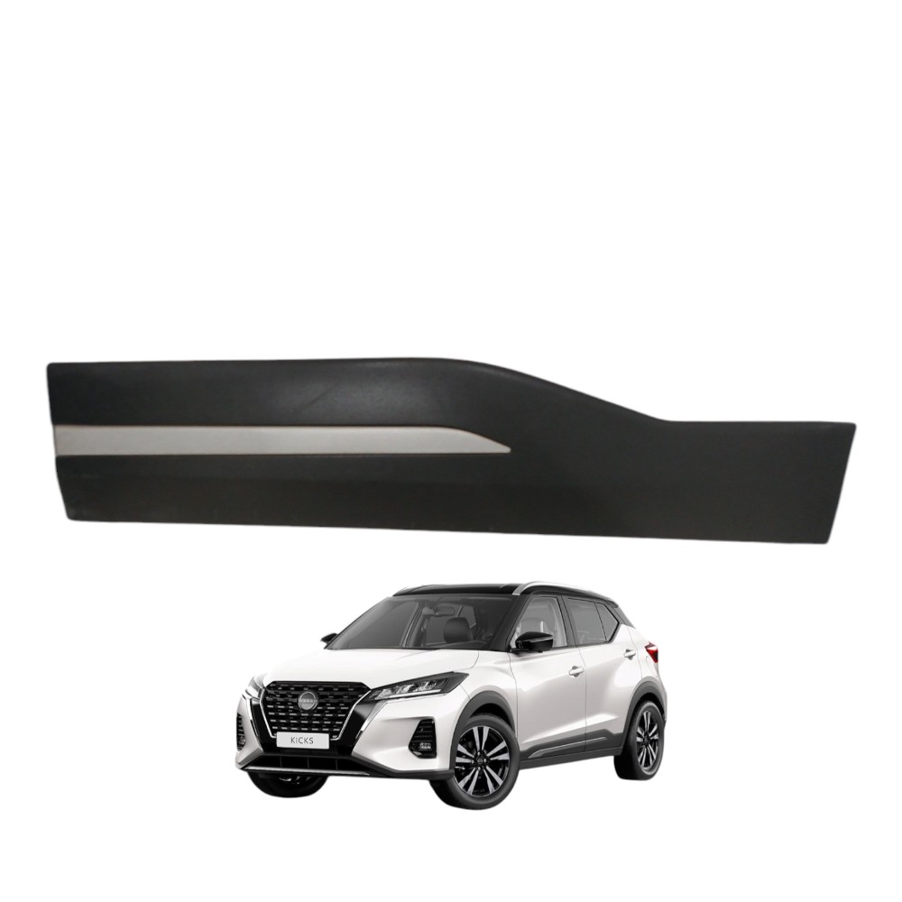 Friso Porta Traseira Esquerda Nissan Kicks 1.6 2018 2019 Preto 1